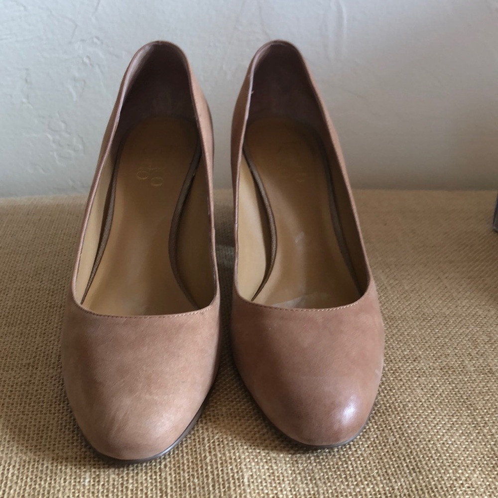 2/$40 Franco Sarto size 9 block heel. Barley worn